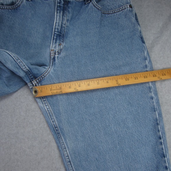 Vintage Levis 550 Jeans Womens 12 Mis Relaxed Fit Tapered Leg Light Wash Denim - Picture 12 of 16